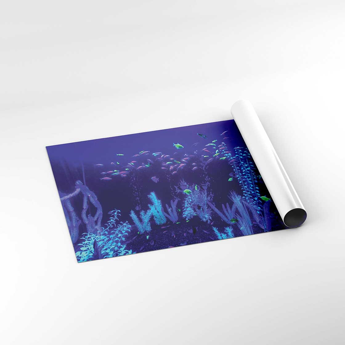 Autocolant Acvariu Neon Glow Fish - clevny.ro