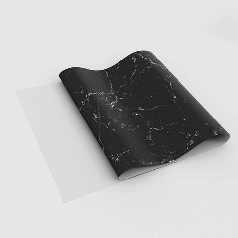 Autocolant bucătărie Black Marble - clevny.ro