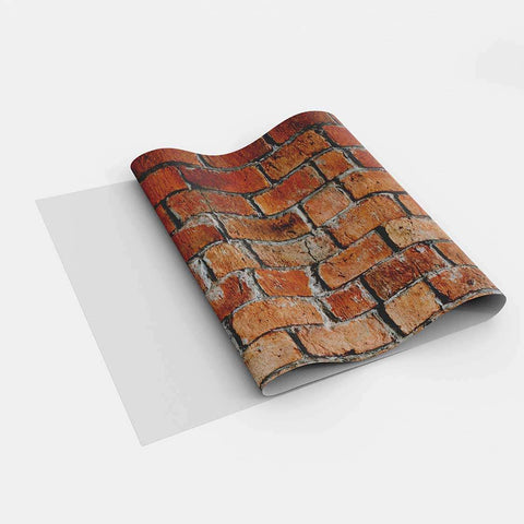 Autocolant bucătărie Brown Brick - clevny.ro