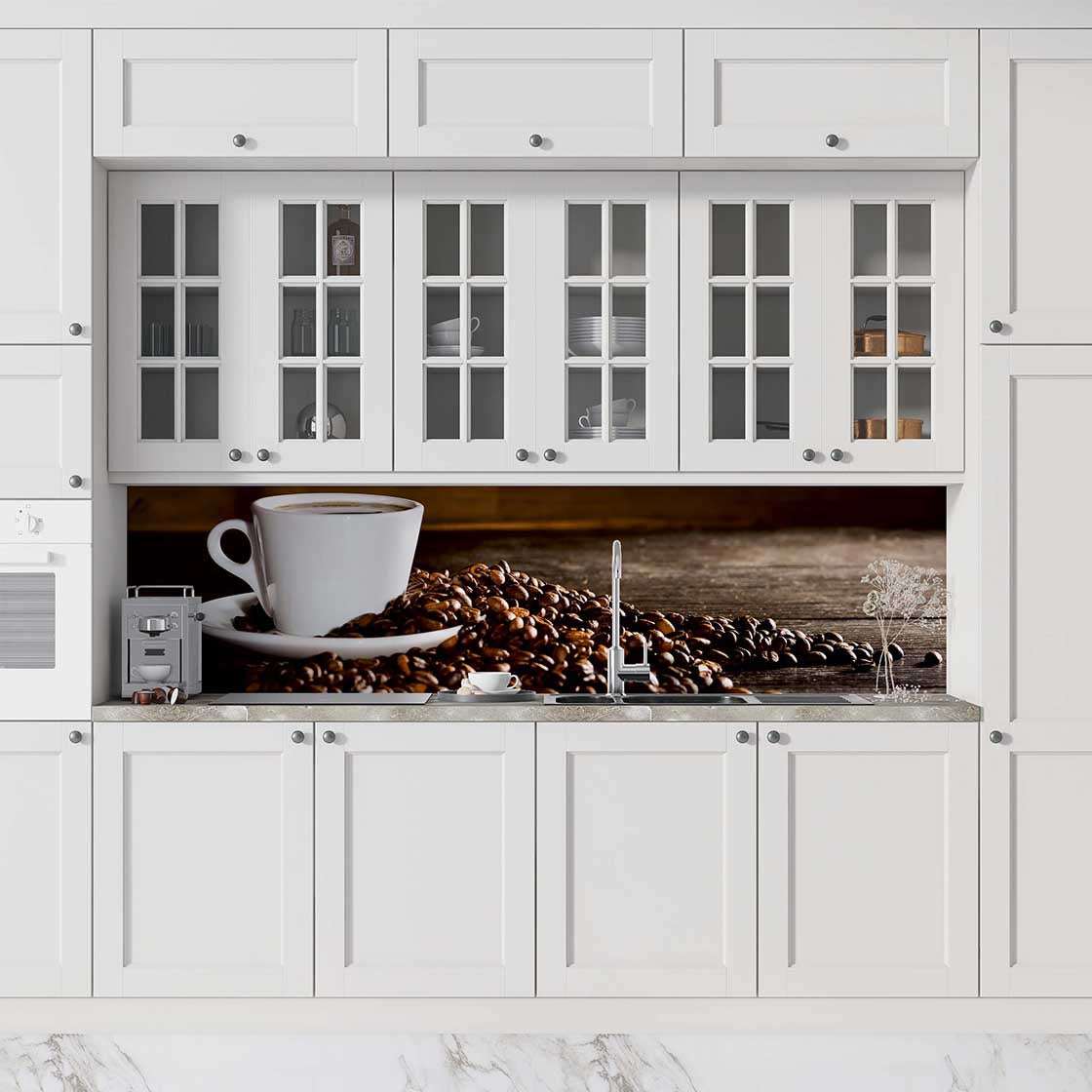 Autocolant bucătărie Coffee Beans - clevny.ro