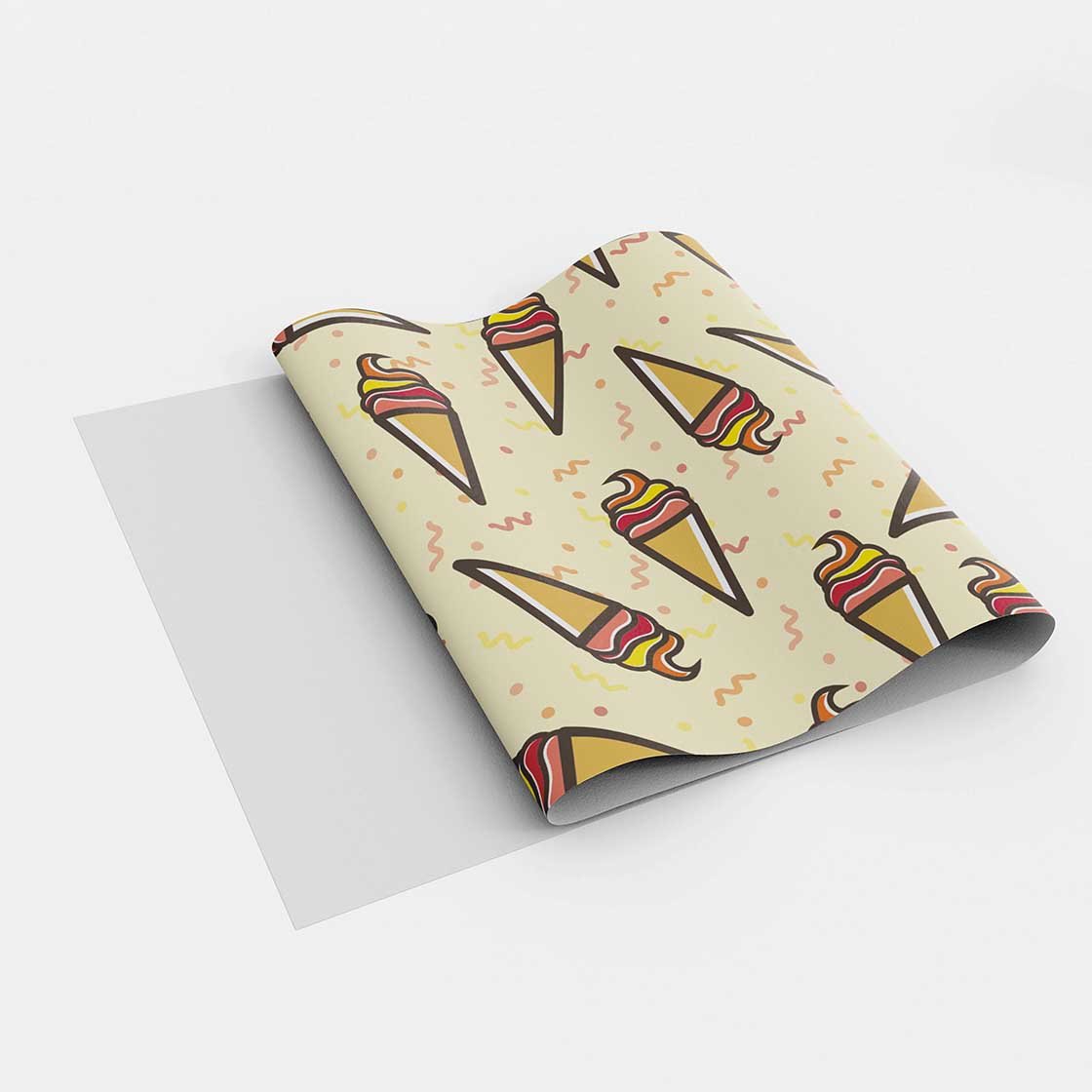 Autocolant bucătărie Icecream Pattern - clevny.ro