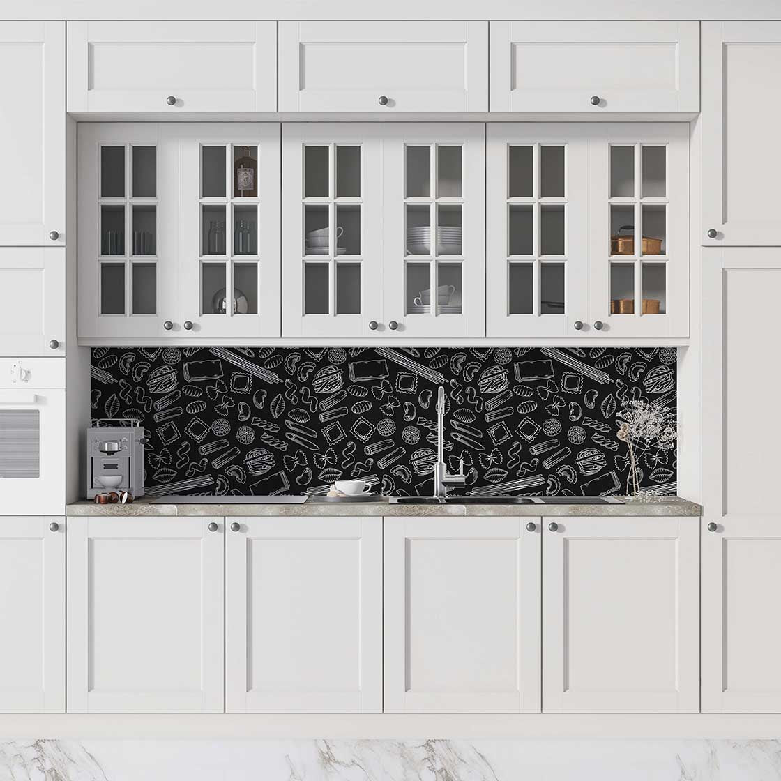 Autocolant bucătărie Italian Pasta - clevny.ro