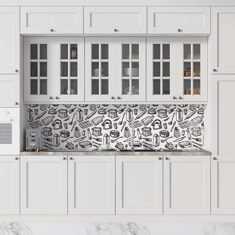 Autocolant bucătărie Kitchen Pattern - clevny.ro