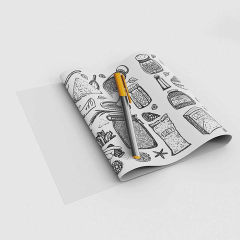 Autocolant bucătărie Salt Doodle Set - clevny.ro