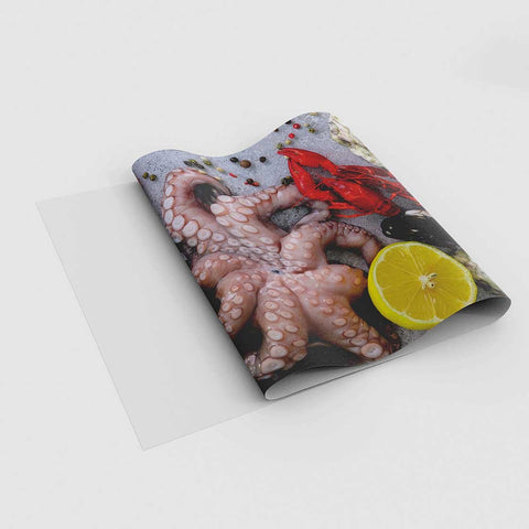Autocolant bucătărie Seafood Background - clevny.ro