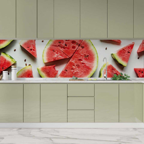 Autocolant bucătărie Sliced Watermelon - clevny.ro