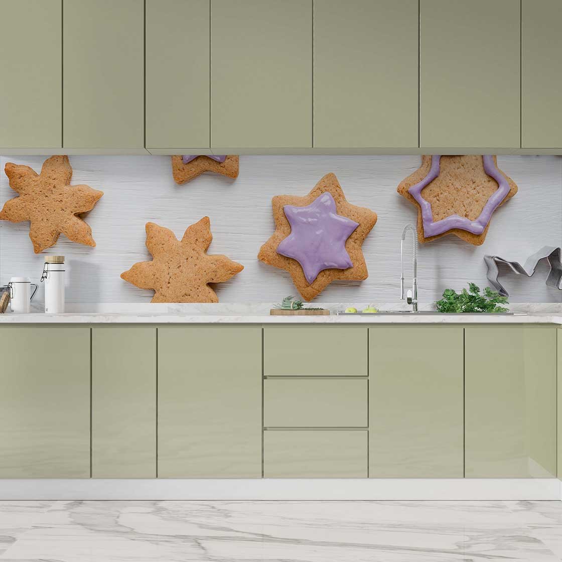 Autocolant bucătărie Star Cookies - clevny.ro