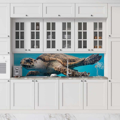 Autocolant bucătărie Turtle - clevny.ro