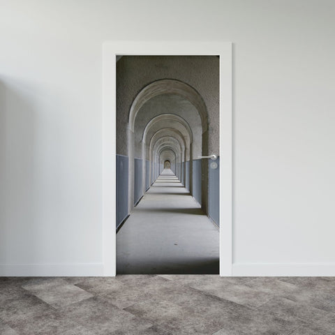 Autocolant ușă Archway Passage - clevny.ro