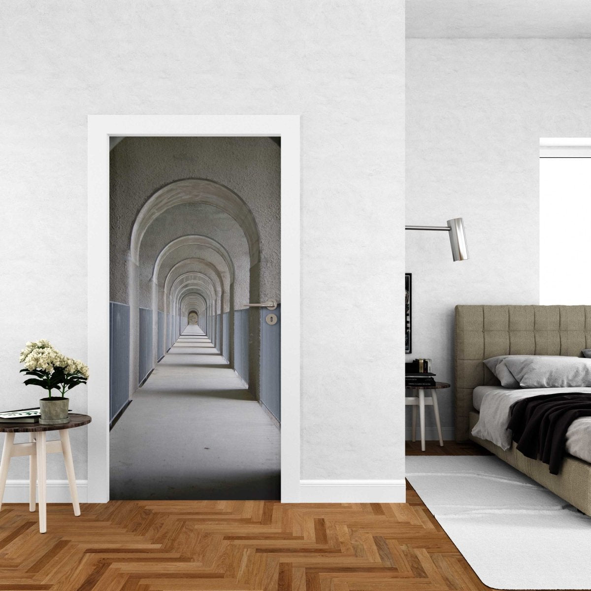 Autocolant ușă Archway Passage - clevny.ro