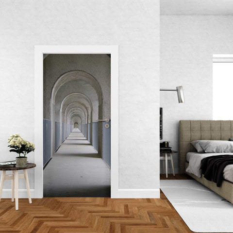 Autocolant ușă Archway Passage - clevny.ro