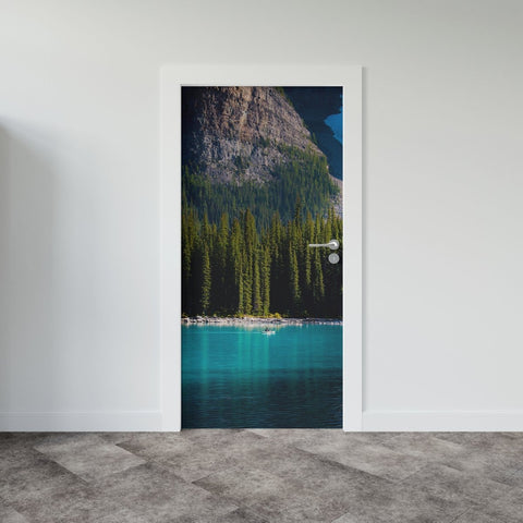 Autocolant ușă Banff National Park - clevny.ro