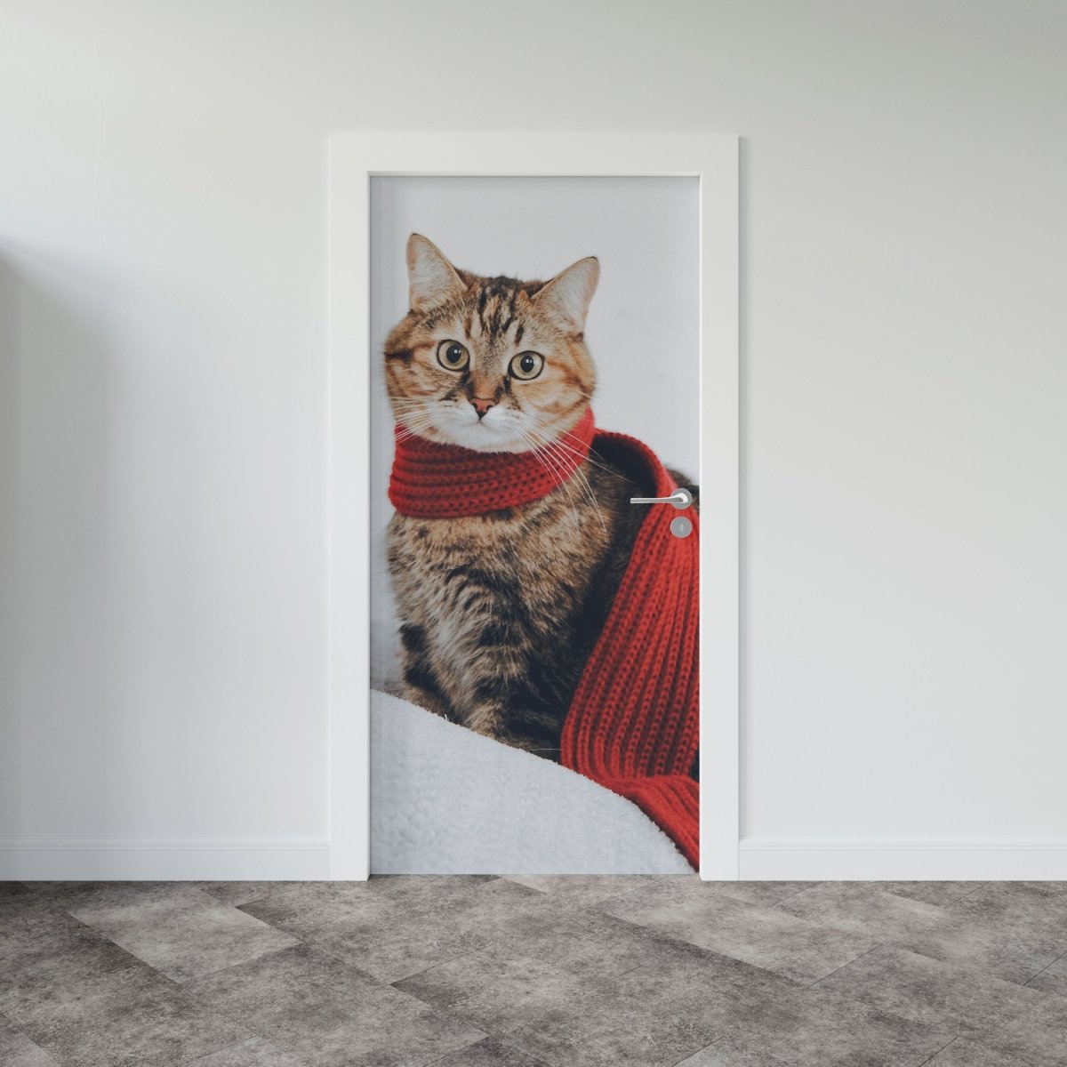 Autocolant ușă Cat - clevny.ro