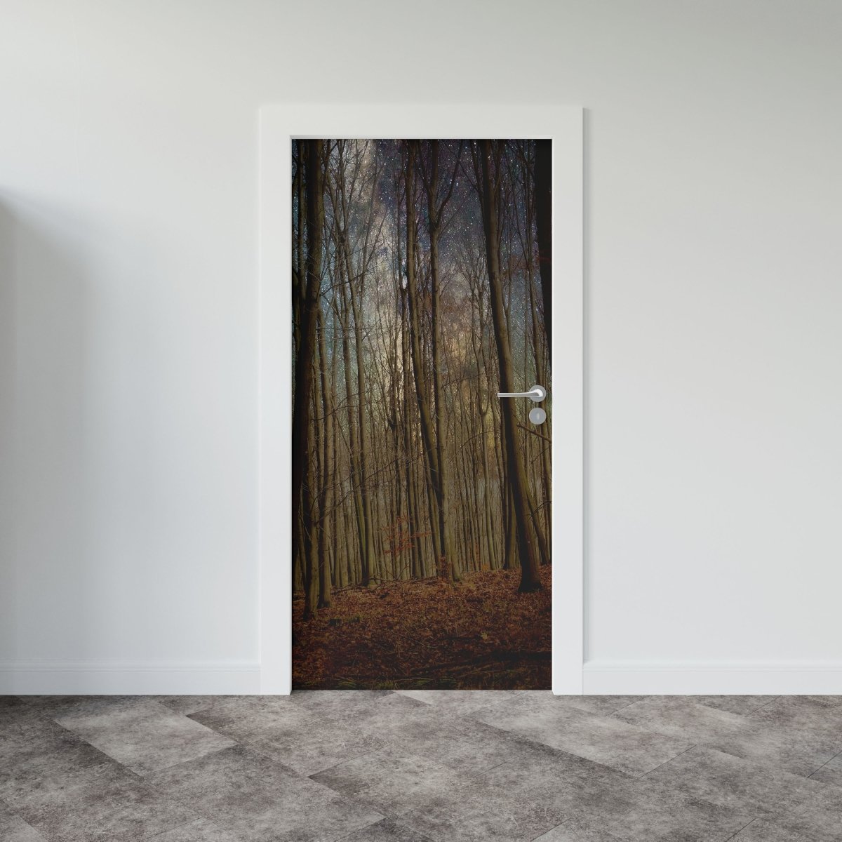 Autocolant ușă Forest Trees - clevny.ro