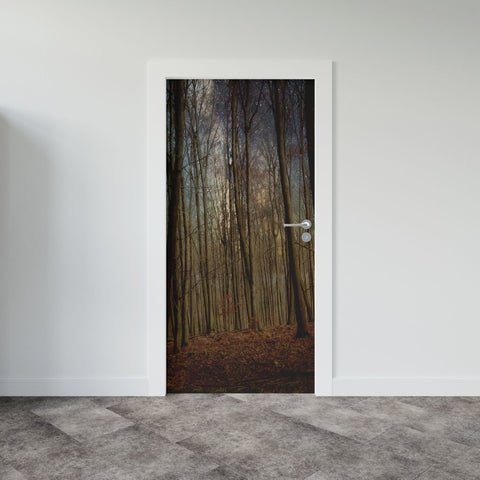 Autocolant ușă Forest Trees - clevny.ro