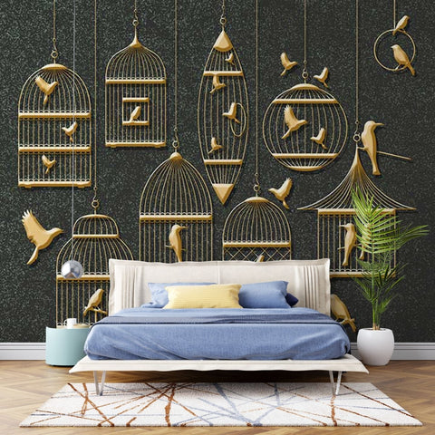 Fototapet Wrought Iron Birdcage - clevny.ro