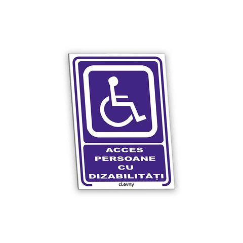 Indicator Acces persoane cu dizabilități - clevny.ro