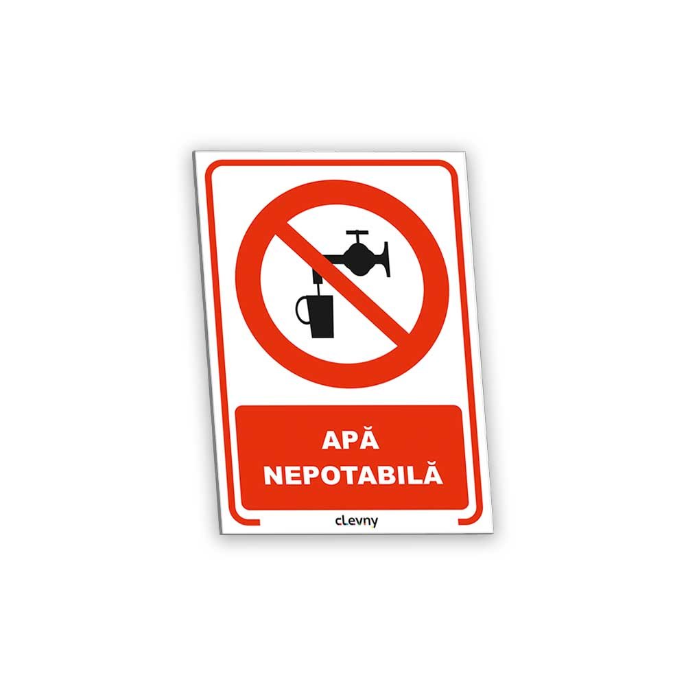 Indicator Apă nepotabilă - clevny.ro