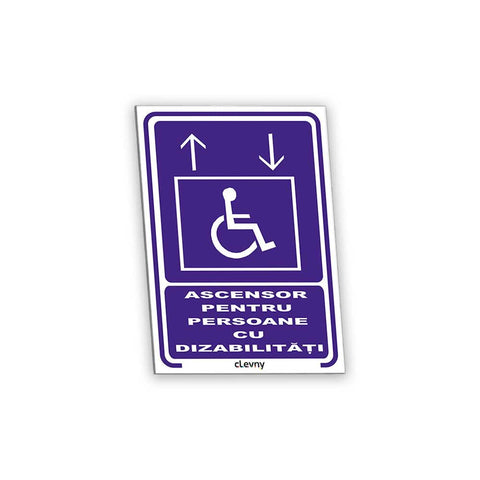 Indicator Ascensor pentru persoane cu dizabilități - clevny.ro