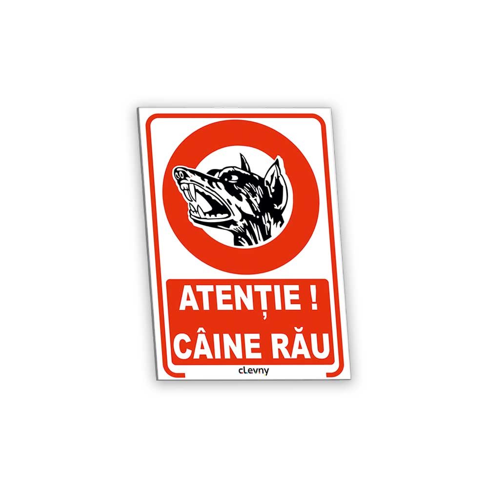 Indicator Atenție câine rău - clevny.ro