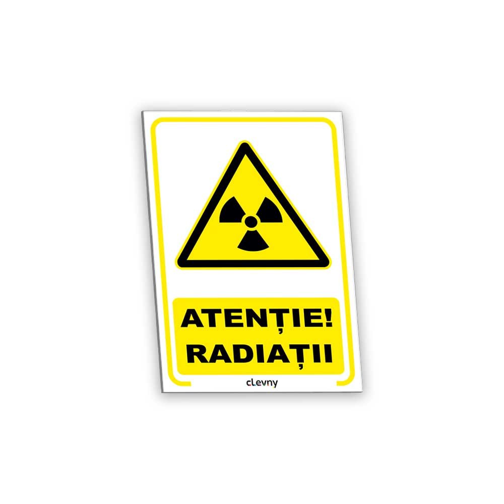 Indicator Atenție radiații - clevny.ro
