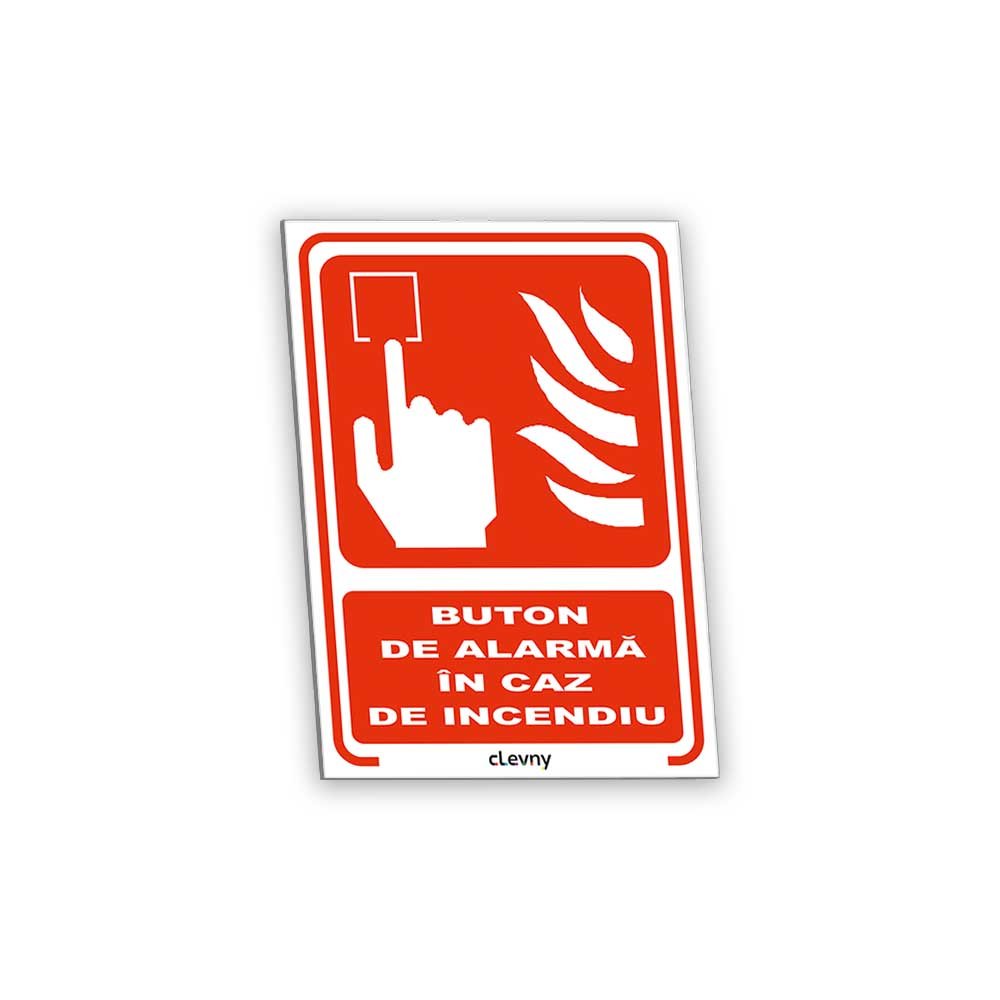 Indicator Buton de alarmă în caz de incendiu - clevny.ro