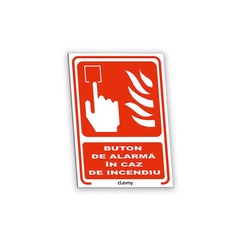 Indicator Buton de alarmă în caz de incendiu - clevny.ro
