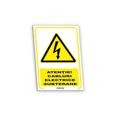 Indicator Cabluri electrice subterane - clevny.ro