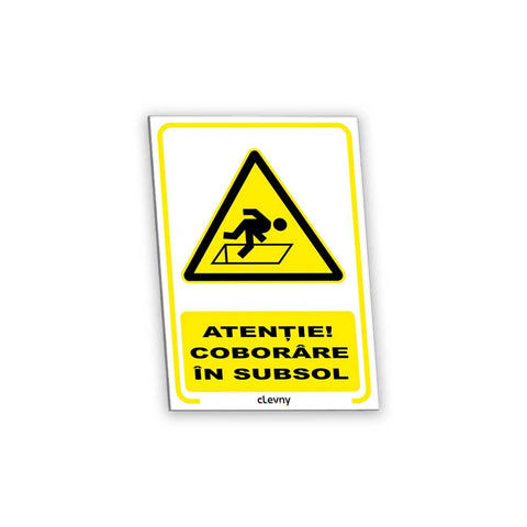 Indicator Coborâre în subsol - clevny.ro