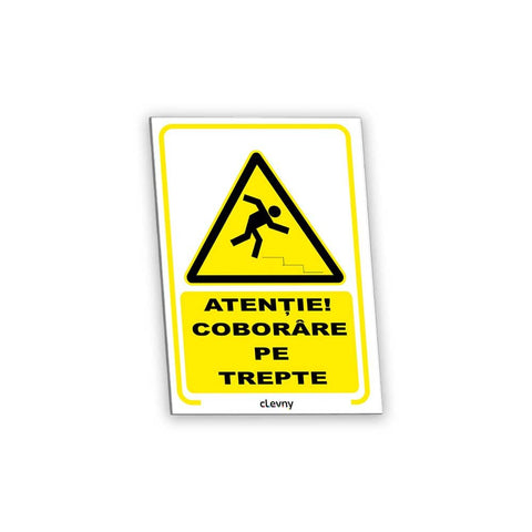 Indicator Coborâre pe trepte - clevny.ro