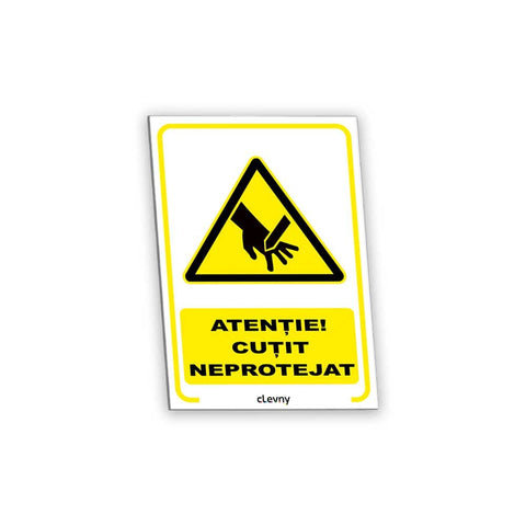 Indicator Cuțit neprotejat - clevny.ro