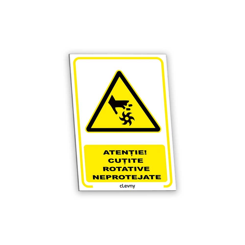Indicator Cuțite rotative neprotejate - clevny.ro