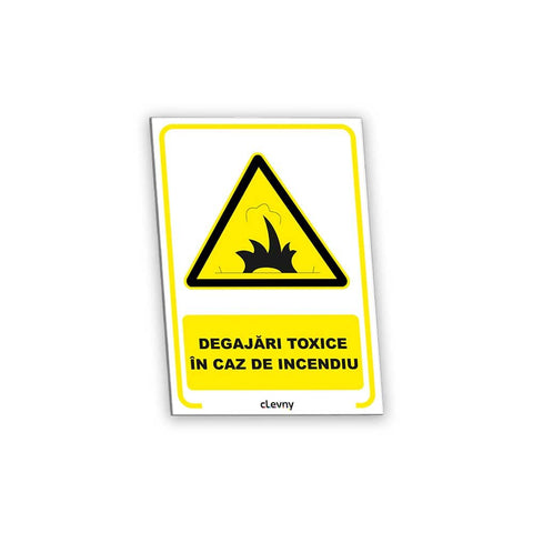 Indicator Degajări toxice în caz de incendiu - clevny.ro