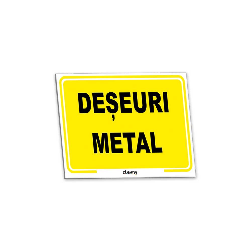 Indicator Deșeuri metal - clevny.ro