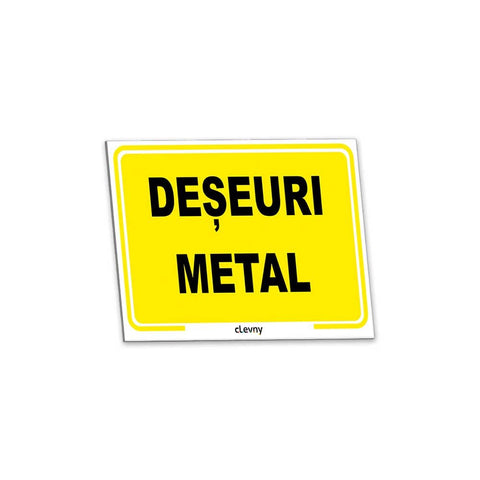 Indicator Deșeuri metal - clevny.ro