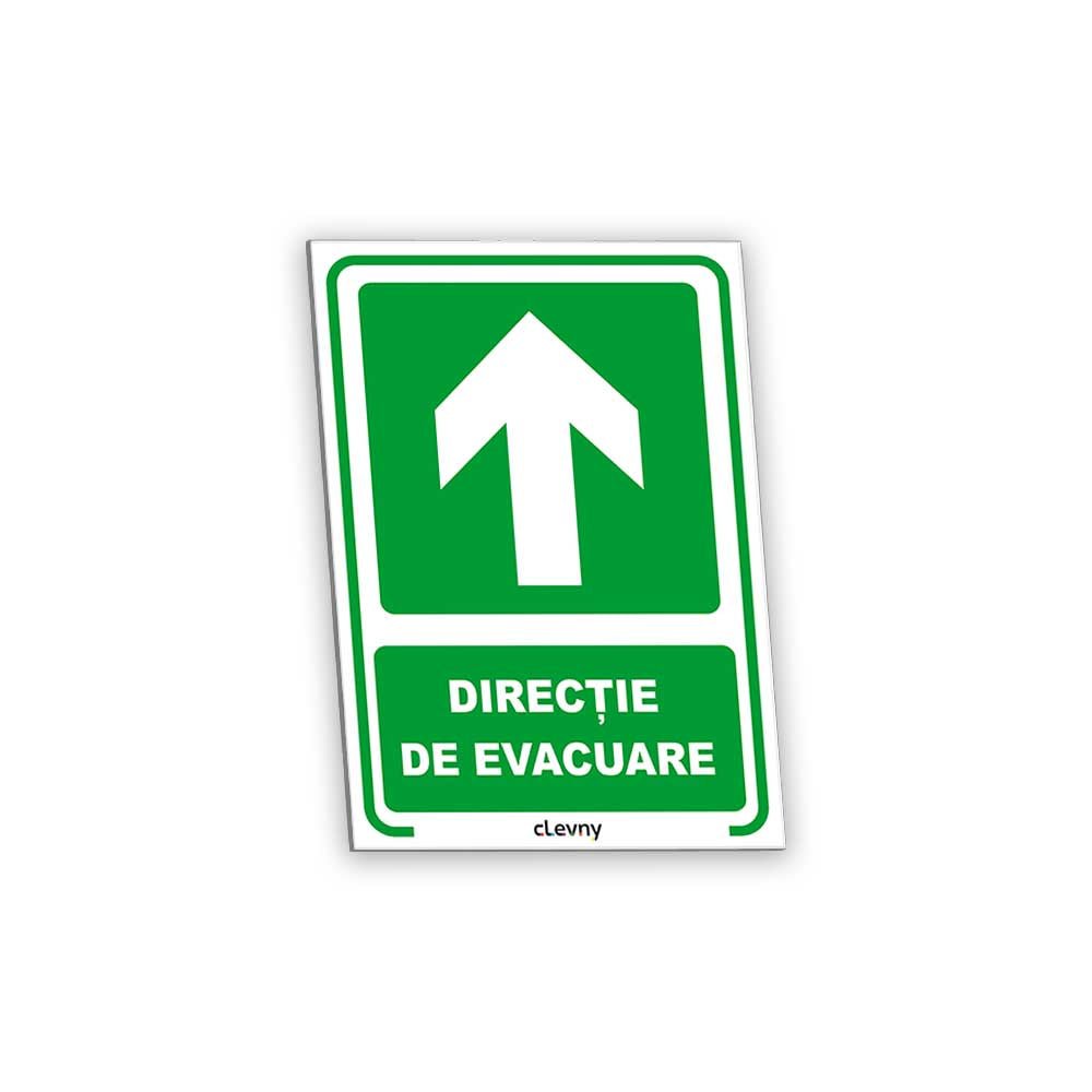 Indicator Direcție de evacuare înainte - clevny.ro
