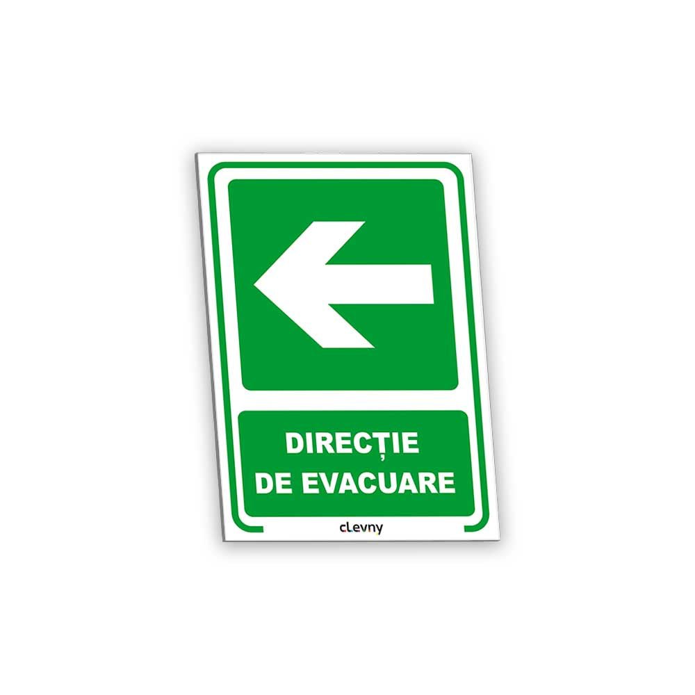 Indicator Direcție de evacuare stânga - clevny.ro