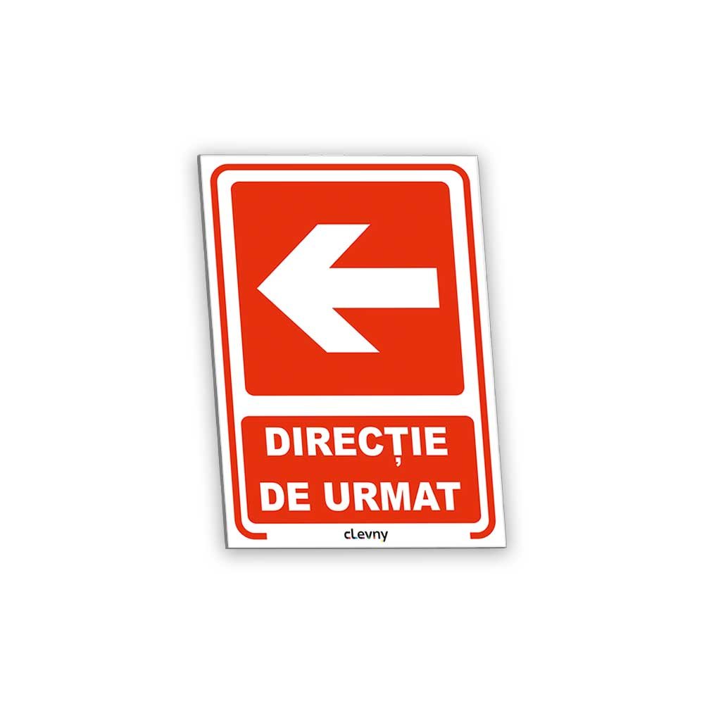 Indicator Direcție de urmat stânga - clevny.ro