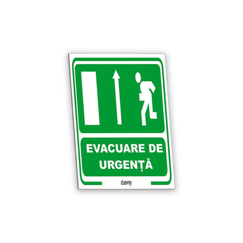 Indicator Evacuare de urgență - clevny.ro