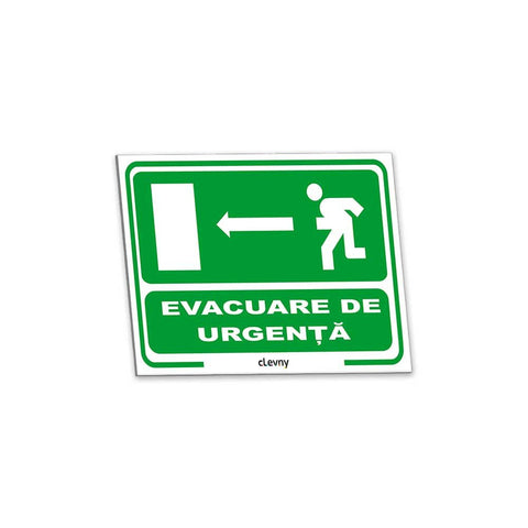Indicator Evacuare de urgență stânga - clevny.ro