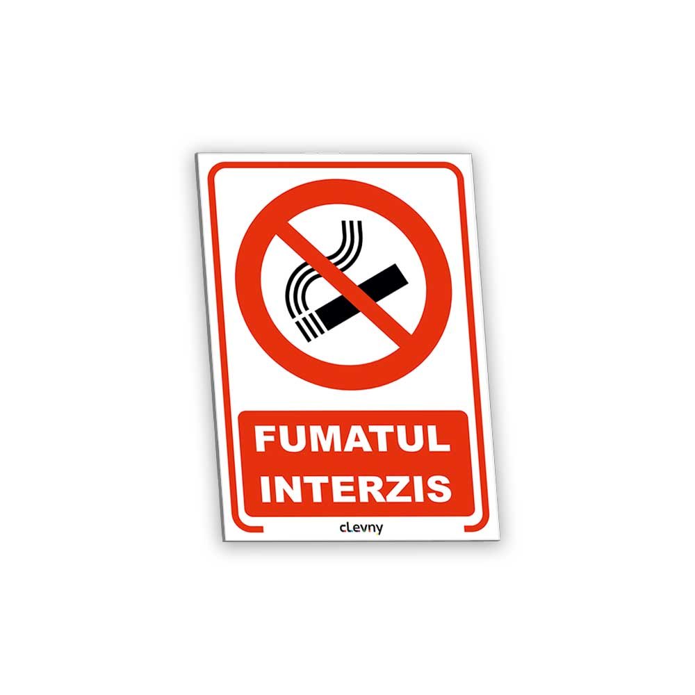 Indicator Fumatul interzis - clevny.ro