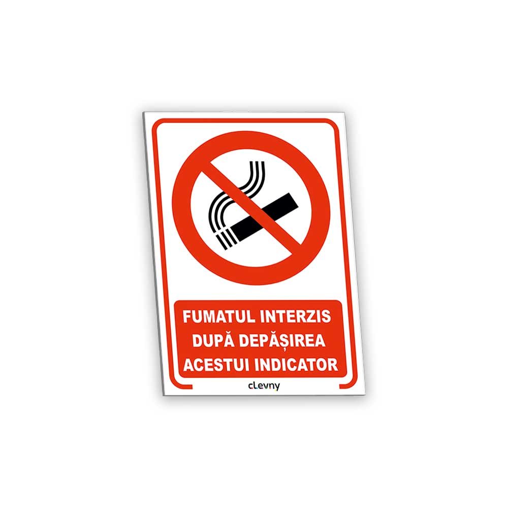 Indicator Fumatul interzis după depășirea acestui indicator - clevny.ro