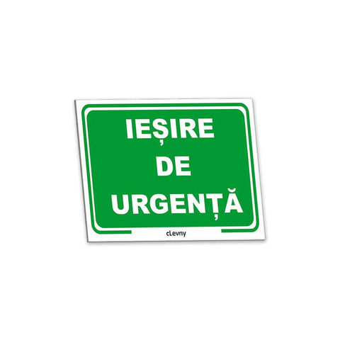 Indicator Ieșire de urgență - clevny.ro