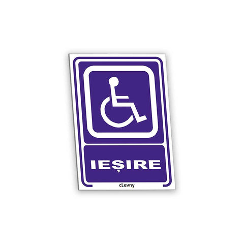 Indicator Ieșire persoane cu handicap - clevny.ro