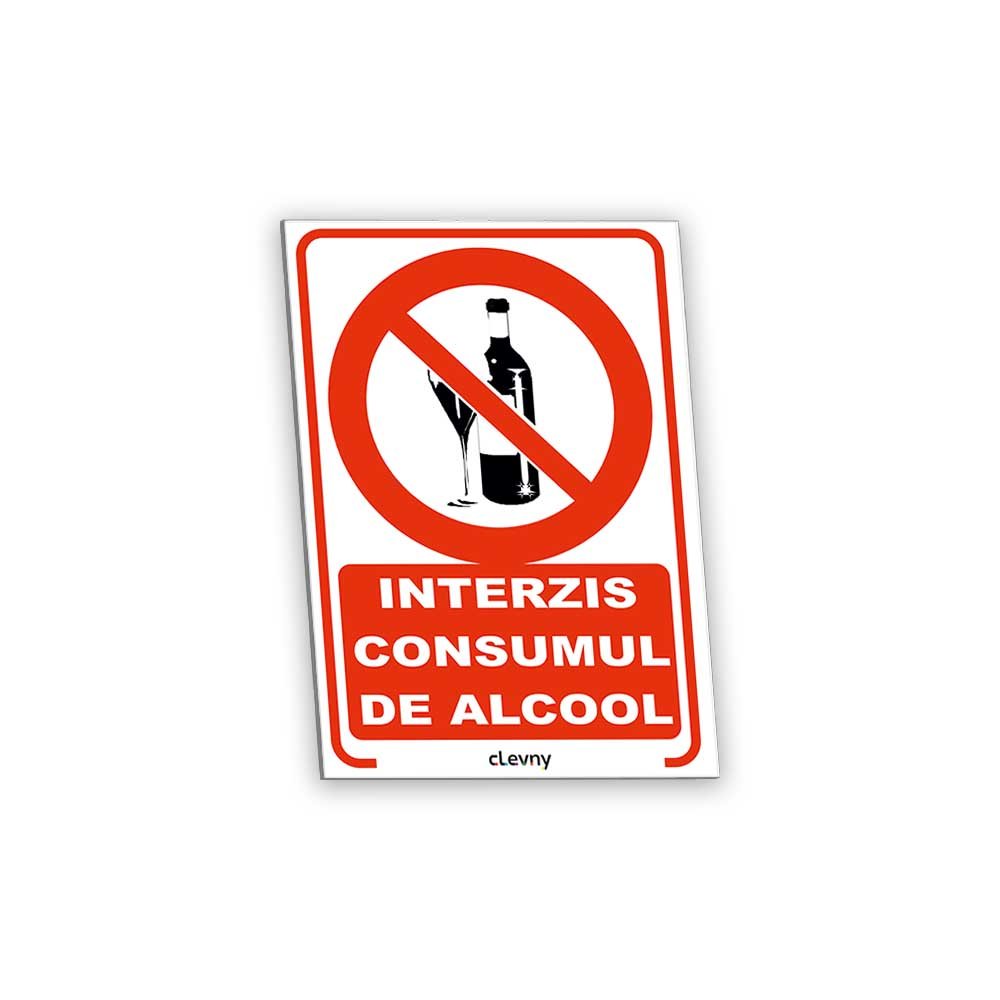 Indicator Interzis consumul de alcool - clevny.ro