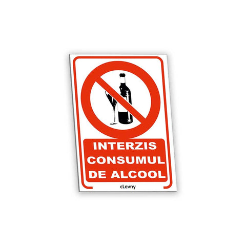 Indicator Interzis consumul de alcool - clevny.ro
