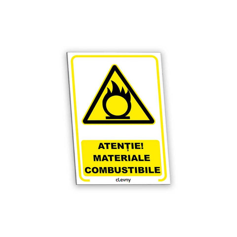 Indicator Materiale combustibile - clevny.ro