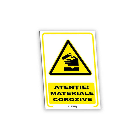 Indicator Materiale corozive - clevny.ro