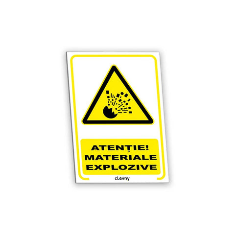 Indicator Materiale explozive - clevny.ro