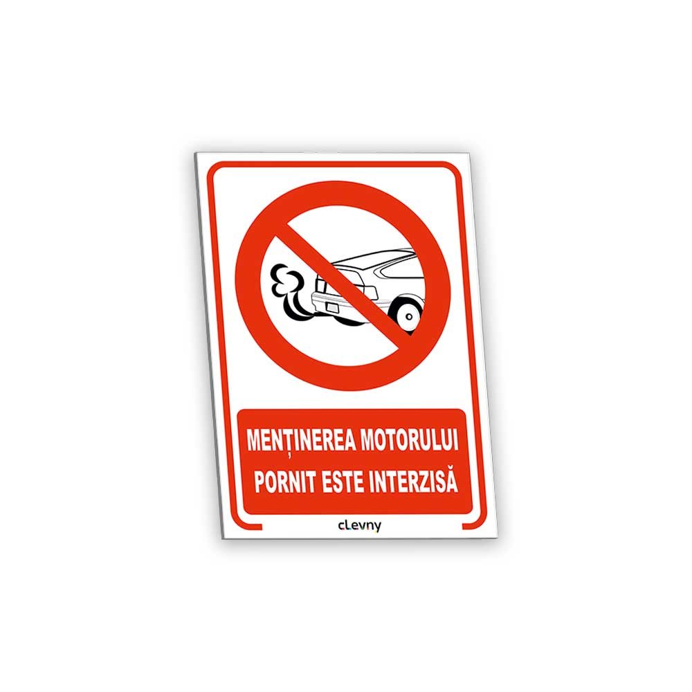 Indicator Menținerea motorului pornit este interzisă - clevny.ro